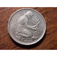 Германия ФРГ 50 пфеннигов 1990 (A)