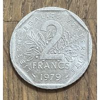 Франция 2 Франка 1979г.