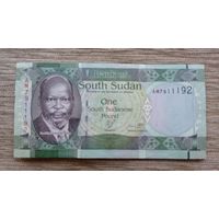 Werty71 Южный Судан 1 фунт 2011 UNC банкнота