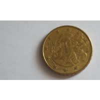 Италия 2002 10 евроцентов