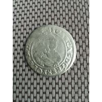 Шесть грошей 1666 года. АТ.