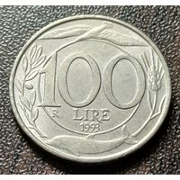 Италия 100 лир, 1993   ( 2-9-2 )