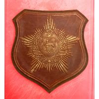Плакетка * Западное Оперативное Командование * Гродно * Наградная * Сувенирная * Дерево + Кожа