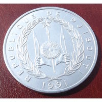 Джибути. 5 франков 1991