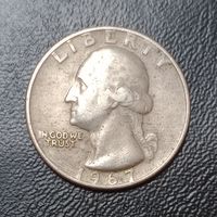 США 25 центов 1967