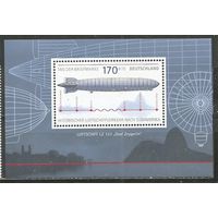 Германия. День почтовой марки. Перелёт в Южную Америку. 2007г. Mi#Бл69.