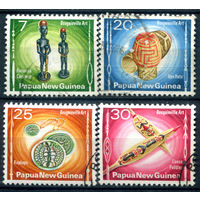 Папуа Новая Гвинея - 1976г. - искусство, культура - 4 марки - полная серия, гашёные [Mi 302-305]. #3-WB-102-A-1