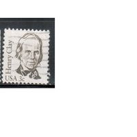 США-1983, (Мих.1643) , гаш. , Стандарт, Личности, Политик(одиночка),