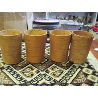 Стакан, береста, 9 см.