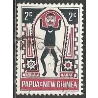 Папуа Новая-Гвинея. Фольклор. Эмблема искусства. 1966г. Mi#95.