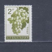 [2209] Болгария 1965. Флора.Плоды.Ягоды.Фрукты.Виноград на почтовых марках. MNH