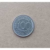 Бразилия 100 крузейро 1992 год ламантин