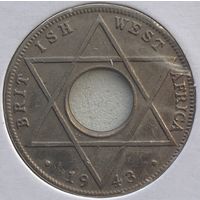Британская Западная Африка 1/10 пенни 1943 г. В холдере