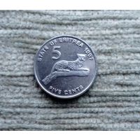 Werty71 Эритрея 5 центов 1997 1991