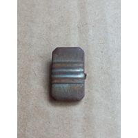 Запонка старинная , посеребренная