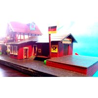 Вокзал с отделением почты VERO. Масштаб TT.