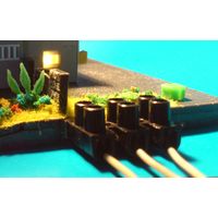 Вокзал с отделением почты VERO. Масштаб TT.