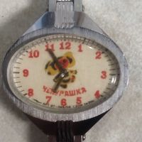 Игрушка из СССР. Часики детские. Чебурашка.
