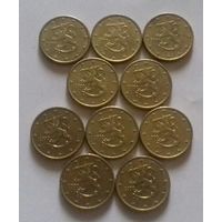 1 евро, Финляндия 2000 г. (10 монет по 10 ец.)