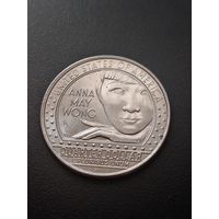 США 25 центов  2022 г. D - Анна Мэй Вонг