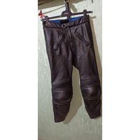 Мотоштаны кожанные