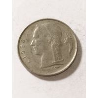 Бельгия 1 франк 1958