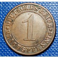 Германия 1 рейспфенниг 1932 г. А