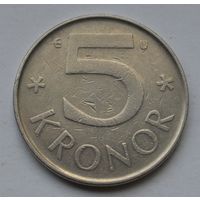 Швеция, 5 крон 1982 г.