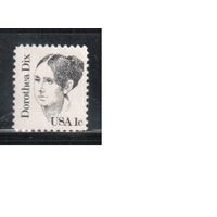 США-1983, (Мих.1657) , * (без клея) , Стандарт, Личности, (одиночка),