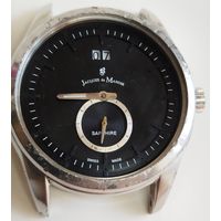 Часы "Jacques du Manoir" swiss made,корпус нерж сталь,крупные (Механизм полностью исправный)