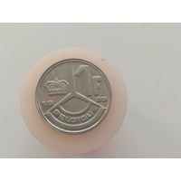 1 франк 1989 год Бельгия лот 44