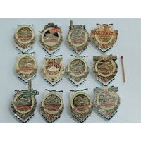 Комплект знаков 12 шт. Танкоград. накладные