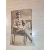 Военнослужащий в униформе Германчкой Империи времён ПВМ, размер 10.5*6.5 см.