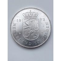 10 гульденов Нидерланды 1973.