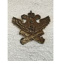 Царский полковой знак - 3-го Владивостокского крепостного Арт. полка реплика