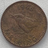 Великобритания 1 фартинг 1948 г.