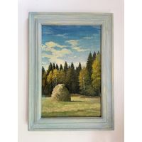 Картина "Конец лета", масло, холст, Леонид Варваров
