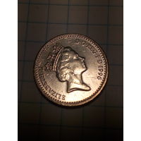 5 пенсов  Великобритания 1996 год.