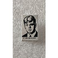 Значок знак Есенин