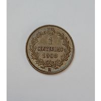 1 чентезимо 1908