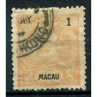 Португальские колонии - Макао - 1898/1900г. - король Карлуш I, перф. 12 1/2, 1 с - 1 марка - гашёная [Mi 79 С]. #4-W1-179-A-1