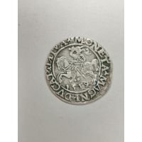 Полугрош в люксе 1559 ВКЛ соосность орла к всаднику