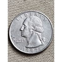Распродажа - 25 центов (квотер) 1997г.,США