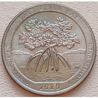 США 25 центов (квотер) 2020 D Salt River Bay U.S. Virgin Islands