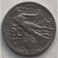 Италия 20 чентезимо 1920 г.