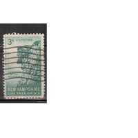 США-1955, (Мих.689), гаш. , Монумент "Старик в горах", (одиночка),