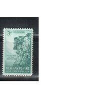 США-1955, (Мих.689),  * , Гора "Старик" (одиночка)