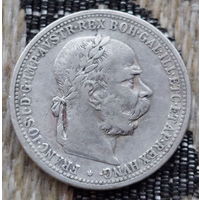 Австро-Венгрия 1 крона 1894 года. Корона. Серебро! Сторгуй за свою цену, предложи обмен! Y