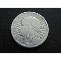 Польша 2 злотых  Ядвига 1933 г.