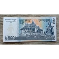 Werty71 Камбоджа 200 риелей 2022 UNC банкнота риэлей